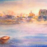 Lancing College at Sundown