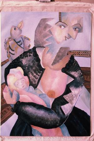 mother, bird and baby