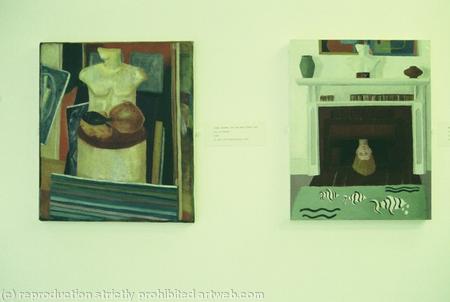 still life in studio x 2 (first oil paintings 1984)