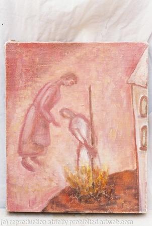 woman in fire helped