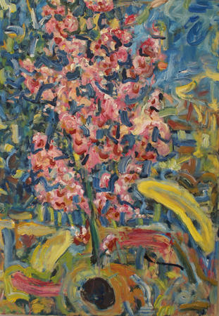 Blossom Tree With Reflections