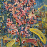 Blossom Tree With Reflections