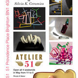 Open studio as part of Artists Open House event May weekends in 2025