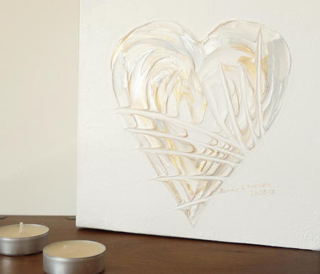 PURE HEART - SMALL PERSONALISED (IN SITU)