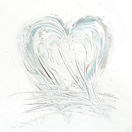 PURE HEART - WHITE, BLUE & SILVER