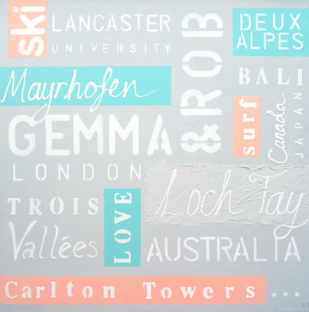 SPECIAL WORDS - PERSONALISED WEDDING COLOURS