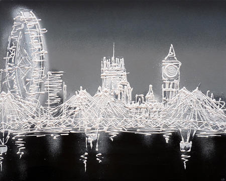 LONDON WESTMINSTER GREYSCALE