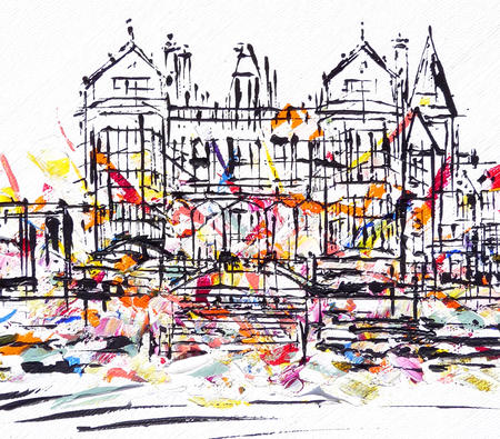 CELEBRATE - WEDDING VENUE ART (CLOSE UP)