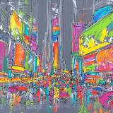 RAIN IN TIMES SQUARE