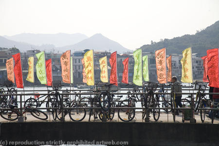 Lamma, New Year flags