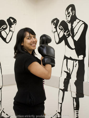 BBC World Service Producer Nina Robinson photographed at The Pedro Club, Hackney for the BBC