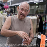 Frank, portrait of locals in Petticoat Lane, London Underground