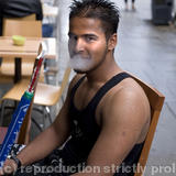 Arab boy, portrait of locals on Edgware Road, London Underground