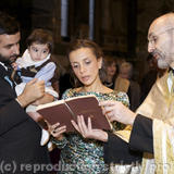 The Christening of George Panayides at St Sophia's Greek Orthodox Cathedral, Bayswater