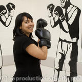 BBC World Service Producer Nina Robinson photographed at The Pedro Club, Hackney for the BBC