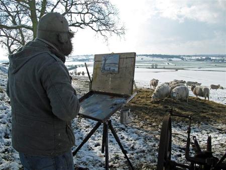 Me in the snow, taken by Pat Cooke
