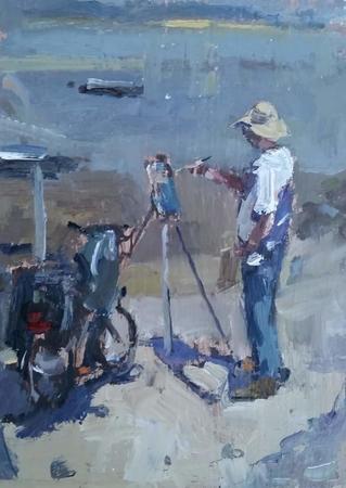 Andrew and his electric bike