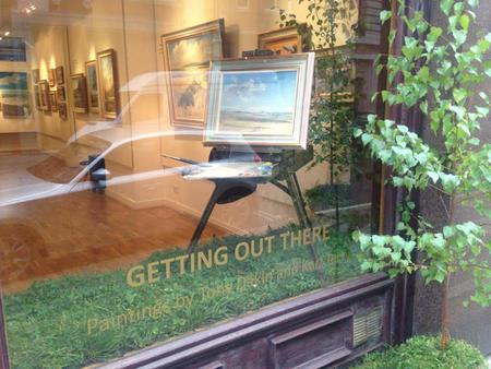 window of Mine and Tonys Cork Street show