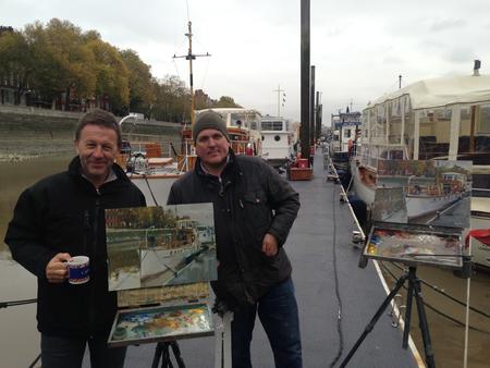 Me and Paul Rafferty Cadogan Pier