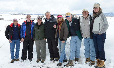 In Colorado with artist friends