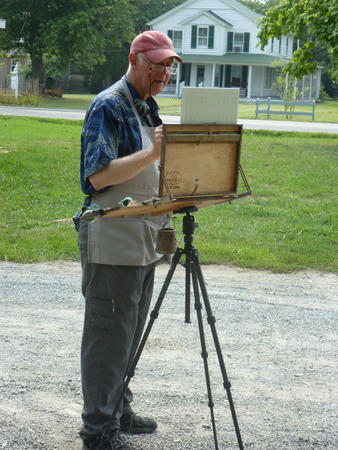 Roger Dellar  ROI at Plein air Easton