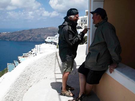 Ken Howard RA giving me some advice :-) Now sadly not with us