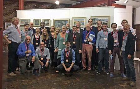 At the inaugaral Brit Plein Air Show in the Menier Gallery