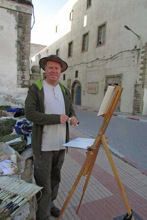 Wyllis Heaton at work