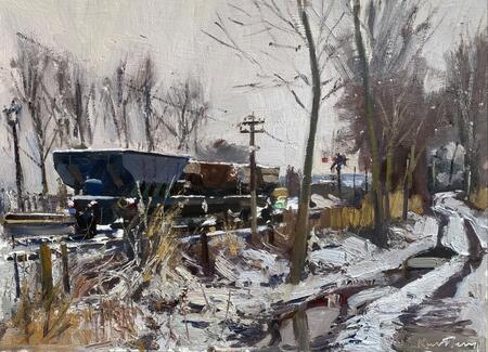 Coal carts Winter