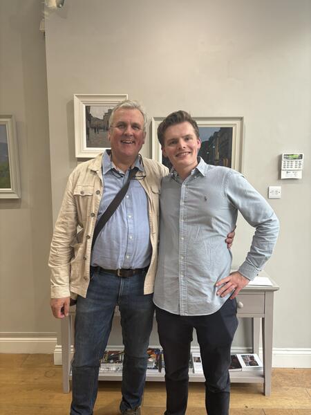 Me with Max White at his Kings Road show