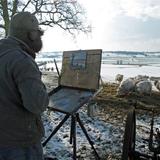 Me in the snow, taken by Pat Cooke