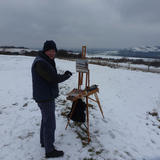 peter Van Breda freezing at Lewes