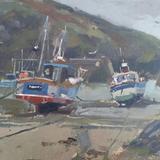 Incoming tide Port Isaac