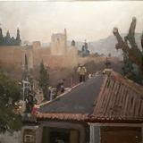 Roofers in the shade of the Alhambra