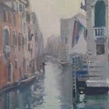Fog on a  back Canal, Venice