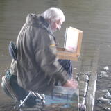 John Shave about to get wet!