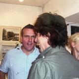 Jeff Beck and his lovely wife Sandra at the pv of my very first show at Turtle Final Art in 2007