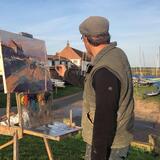 my mate Rob Pointon in Blakeney