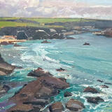 Cornish Cliffs Porthcullen 