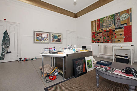 stracathro studio/gallery with 'the joy of text' (duns scotus) 2010