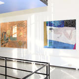 'Greek Lounger' and 'model sleeping' (revised) in situ