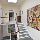 gallery space with 'beach camp' 2009