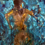 Floating Swimmer detail