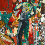 Painting with Western influence (detail)