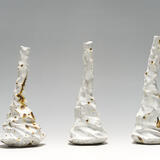 faceted bottle vessel