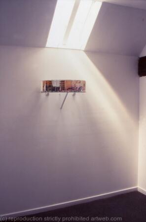 Bathroom, View showing installation at Cairn Gallery, Nailsworth