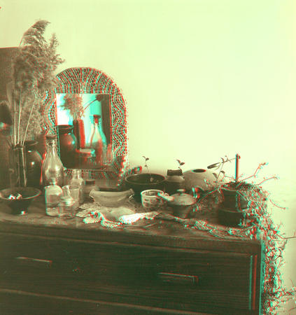 3D Still Life Drawers with Mirror