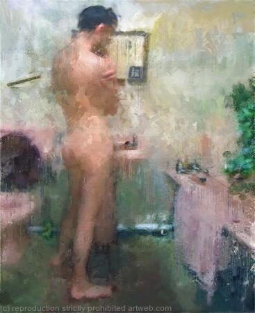 Standing in the Bathroom