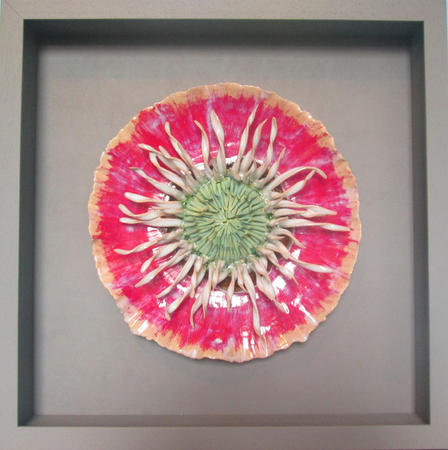 Cryatal red fountain