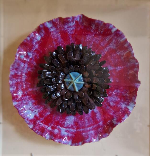 Poppy Centre Wall Art